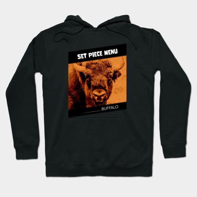 SPM Buffalo Bison Orange Hoodie by Set Piece Menu Podcast